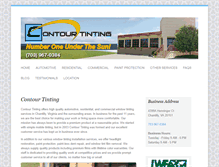Tablet Screenshot of contourtinting.com